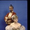 Actors Angela Lansbury and Michael Kermoyan in a publicity shot for the replacement cast of the Broadway revival of the musical "The King and I" (New York)