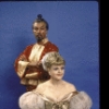 Actors Angela Lansbury and Michael Kermoyan in a publicity shot for the replacement cast of the Broadway revival of the musical "The King and I" (New York)