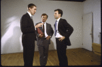 Actors (L-R) Nicholas Wyman, Christopher Curry and Will Jeffries in a publicity shot for the Off-Broadway play "Kennedy At Colonus." (New York)