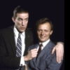 Actors (L-R) Nicholas Wyman and Christopher Curry in a publicity shot for the Off-Broadway play "Kennedy At Colonus." (New York)