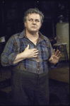 Actor Charles Durning in a scene from the Broadway production of the play "Knock Knock" (New York)