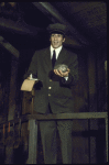 Actor Leonard Frey in a scene from the Broadway production of the play "Knock Knock" (New York)