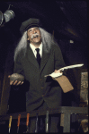 Actor Leonard Frey in a scene from the Broadway production of the play "Knock Knock" (New York)