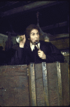 Actor Leonard Frey in a scene from the Broadway production of the play "Knock Knock" (New York)