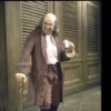 Actor Howard Da Silva as Benjamin Franklin in a publicity shot for the Broadway musical "1776." (New York)