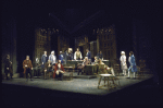 Cast in a scene fr. the Broadway  musical "1776." (New York)