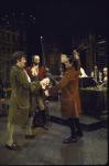 Actors (L-R, C) Paul Hecht, Robert Gaus & William Daniels in a scene fr. the Broadway musical "1776." (New York)