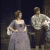 Actors (L-R) Virginia Vestoff, B. J. Slater & William Daniels in a scene fr. the Broadway musical "1776." (New York)
