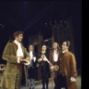 Actors (L-R) Ken Howard, Henry LeClair, David Vosburgh, Howard Da Silva & William Daniels in a scene fr. the Broadway musical "1776." (New York)