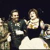 Actor Maximilian Schell (C) w. cast members in a scene fr. the Broadway play "A Patriot For Me." (New York)