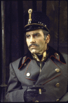 Actor Maximilian Schell in a scene fr. the Broadway play "A Patriot For Me." (New York)