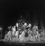 David Richardson and William Dollar as the nephew and Drosselmeyer,in a New York City Ballet production of "The Nutcracker."