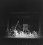 Party scene from first act, in a New York City Ballet production of "The Nutcracker."