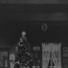 Party scene with Dolls Margaret Wood and Karen Morrell  in first act, in a New York City Ballet production of "The Nutcracker."