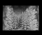 Sketch for Snow Scene by Reuben Ter-Arutunian, in a New York City Ballet production of "The Nutcracker."