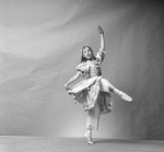 Susan Pillarsdorf (Pilarre) as a Polichinelle in a New York City Ballet production of "The Nutcracker."