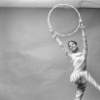 A young student as Candy Cane (Hoops) in a New York City Ballet production of "The Nutcracker."