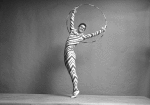 Edward Villella as a Candy Cane (Hoops) in a New York City Ballet production of "The Nutcracker."