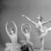 Mimi Paul as the Dewdrop and Penelope Gates and Susan Keniff, in a New York City Ballet production of "The Nutcracker."