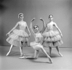 Mimi Paul as the Dewdrop and Penelope Gates and Susan Keniff, in a New York City Ballet production of "The Nutcracker."