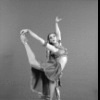 Gloria Govrin  in the Arabian Dance (Coffee), in a New York City Ballet production of "The Nutcracker."