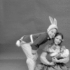Catherine d'Amboise as the Bunny and Charlotte d'Amboise as one of the children, in a New York City Ballet production of "The Nutcracker." (New York)