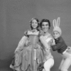 Jacques d'Amboise and his twins Charlotte and Catherine, in a New York City Ballet production of "The Nutcracker." (New York)