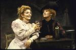Actresses (L-R) Victoria Brasser and Tammy Grimes in a scene from the Theatre Off Park production of the musical "Mademoiselle Colombe" (New York)