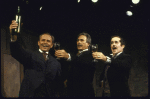 Actors (L-R) David Cryer, Joaquin Romaguera and Michael Tartel in a scene from the Theatre Off Park production of the musical "Mademoiselle Colombe" (New York)