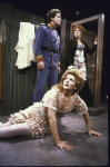 Actors (L-R) Victoria Brasser, Keith Buterbaugh and Tammy Grimes in a scene from the Theatre Off Park production of the musical "Mademoiselle Colombe" (New York)