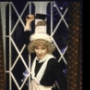 Actress Lily Knight in a scene from the Broadway play "The Musical Comedy Murders of 1940" (New York)