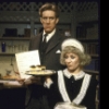 Actors Nicholas Wyman and Lily Knight in a scene from the Broadway play "The Musical Comedy Murders of 1940" (New York)
