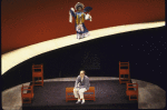 Actors B. D. Wong (top) and John Lithgow (bottom) in a scene from the Broadway play "M. Butterfly" WASHINGTON