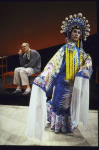 Actors (L-R) John Lithgow and B. D. Wong in a scene from the Broadway play "M. Butterfly" WASHINGTON