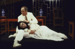 Actors (L-R) John Lithgow and B. D. Wong in a scene from the Broadway play "M. Butterfly" WASHINGTON