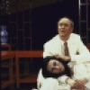Actors (L-R) John Lithgow and B. D. Wong in a scene from the Broadway play "M. Butterfly" WASHINGTON