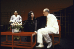 Actors (L-R) Lori Tan Chinn, B. D. Wong and John Lithgow in a scene from the Broadway play "M. Butterfly" WASHINGTON