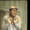 Actor Stubby Kaye in a scene from the Broadway musical "Good News" (New York)