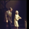 Actors John Payne and Alice Faye in a scene from the Broadway musical "Good News" (New York)