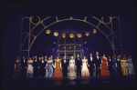 The cast in a scene from the Broadway musical "Good News" (New York)