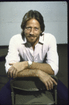 Actor Peter Strauss in a publicity shot from the Broadway play "Einstein And The Polar Bear" (New York)