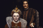 Actors Estelle Parsons and Richard White in a scene from the Off-Broadway musical "Elizabeth And Essex" (New York)