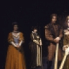 Actress Estelle Parsons (C) with cast members in a scene from the Off-Broadway musical "Elizabeth And Essex" (New York)
