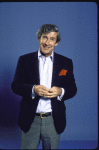 Irish comedian Dave Allen in a publicity shot fr. the Broadway production of his one-man entertainment "An Evening With Dave Allen." (New York)