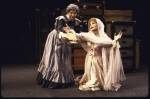 Actresses (L-R) Georgia Southcotte and Lilli Palmer in a scene from the American Shakespeare Theatre's production of the play, "Sarah In America" (Stratford)