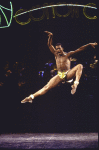 Performer Hilton Battle in a scene fr. the Broadway musical revue "Sophisticated Ladies." (Washington (D.C.))