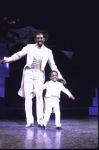 Performers (L-R) Maurice Hines & Z. Wright in a scene fr. the replacement cast of the Broadway musical revue "Sophisticated Ladies." (New York)