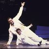 Performers (L-R) Maurice Hines & Z. Wright (replacement cast) in a scene fr. the Broadway musical revue "Sophisticated Ladies." (New York)
