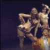 Actor Robert Morse (C) and Rita Rudner (2L) with cast members in a scene from the Broadway musical "So Long 174th Street" (Philadelphia)