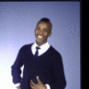 Actor Pat Mlaba in a publicity shot fr. the touring production of the musical "Sarafina!" (New York)